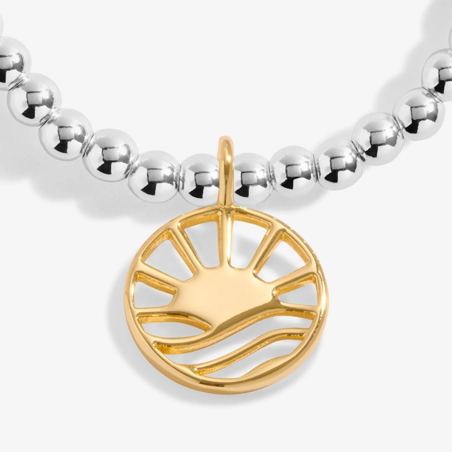 A Little Trust In the Magic of New Beginnings Silver & Gold Plated Bracelet 8154 Joma Jewellery