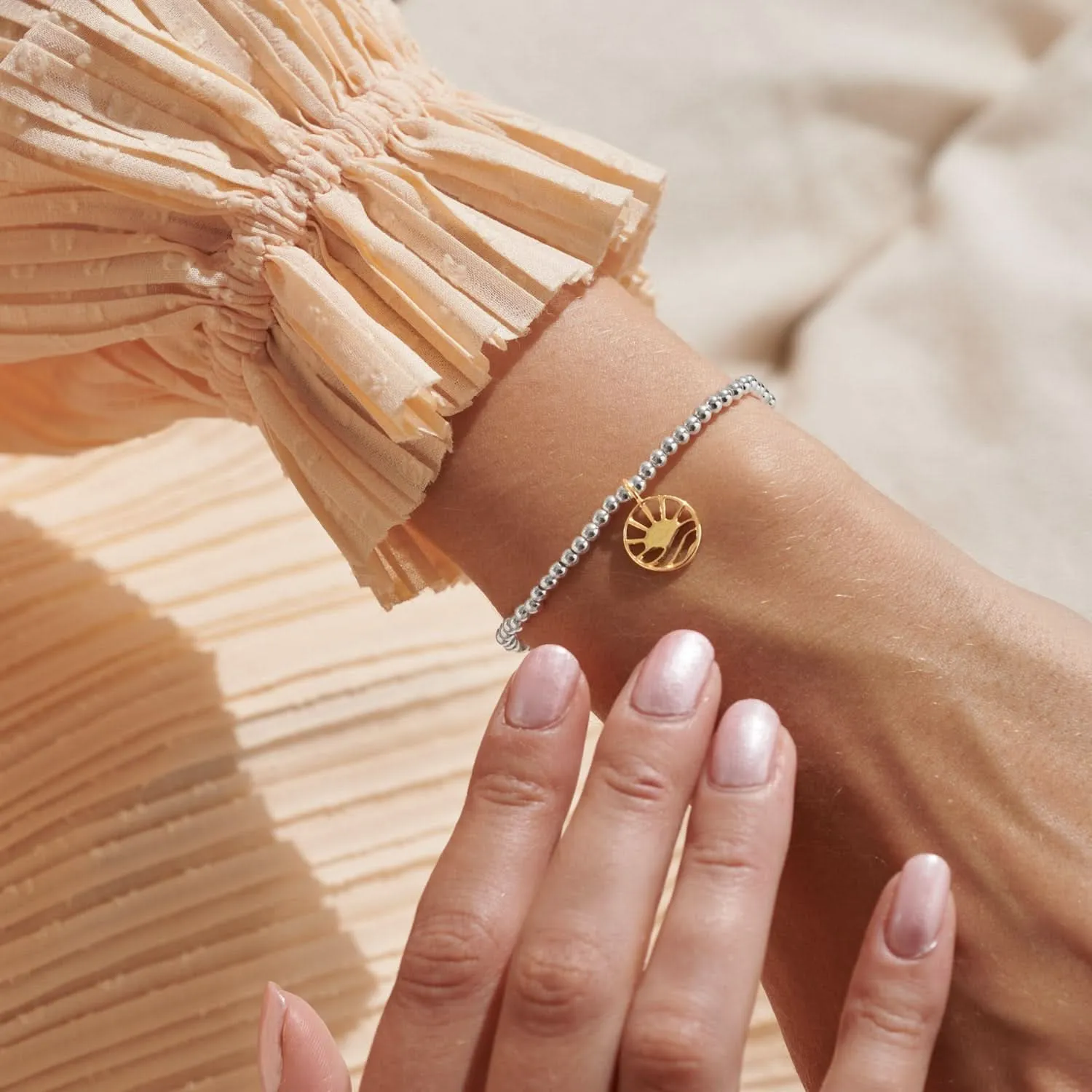 A Little Trust In the Magic of New Beginnings Silver & Gold Plated Bracelet 8154 Joma Jewellery