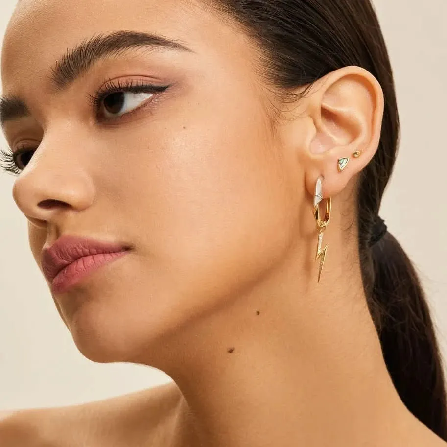 Ania Haie Gold Arrow Stud Earrings E049-03G Ania Haie Jewellery