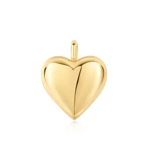 Ania Haie Gold Dome Heart Charm NC060-08G Ania Haie Jewellery