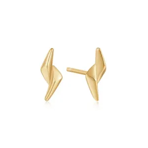 Ania Haie Gold Double Spike Stud Earrings E051-02G Ania Haie Jewellery