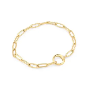 Ania Haie Gold Link Charm Chain Connector Bracelet B048-01G Ania Haie Jewellery