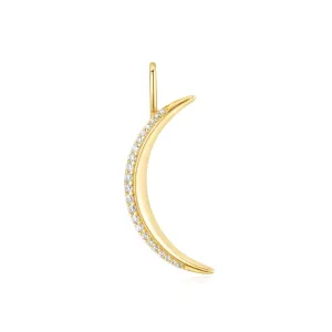 Ania Haie Gold Moon Pavé Charm NC060-03G Ania Haie Jewellery