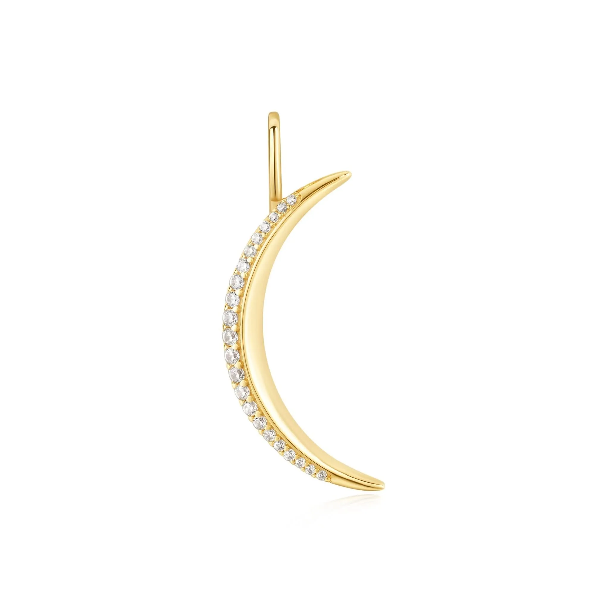 Ania Haie Gold Moon Pavé Charm NC060-03G Ania Haie Jewellery