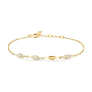 Ania Haie Gold Multi Sparkle Bracelet B061-04G Ania Haie Jewellery
