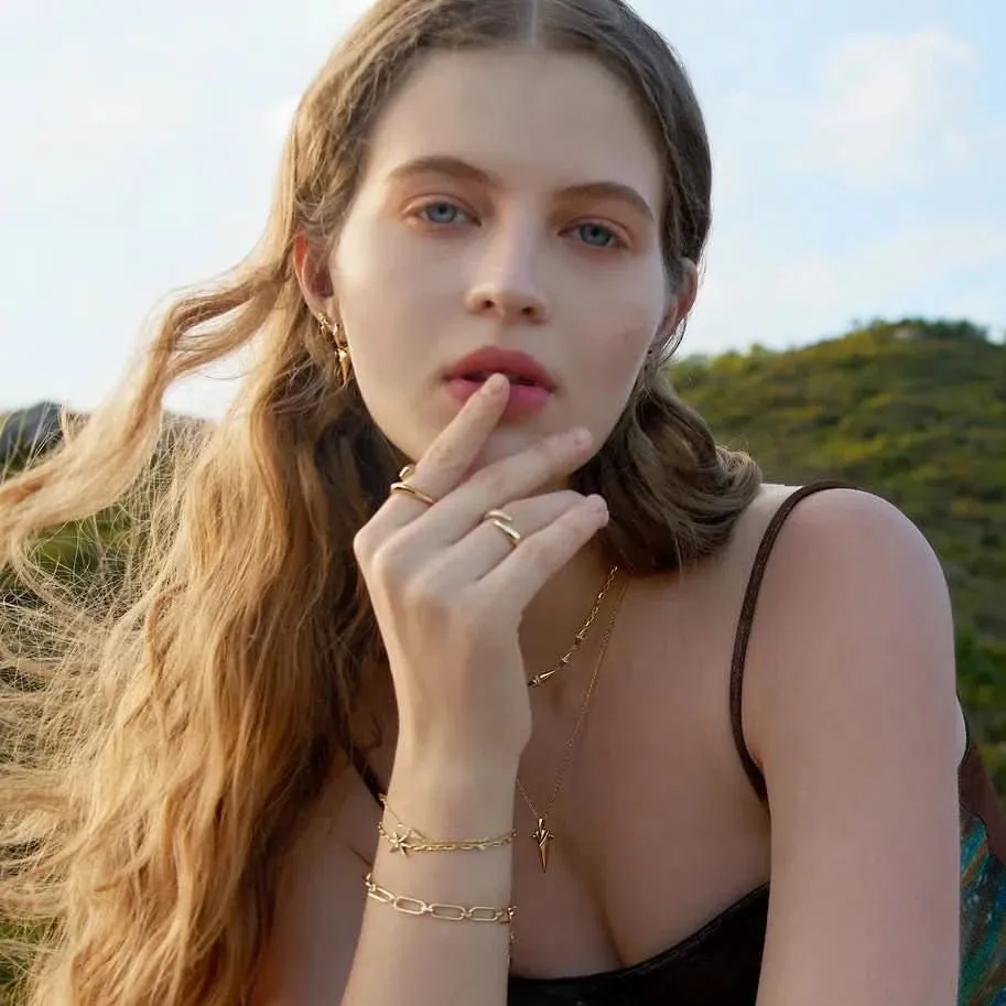 Ania Haie Gold Spike Chain Bracelet B053-01G Ania Haie Jewellery