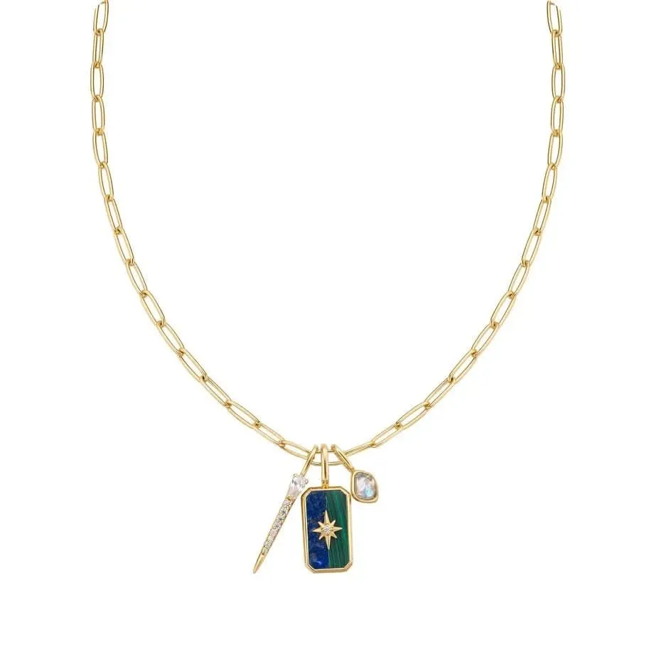 Ania Haie Gold Star Tag Charm NC048-19G Ania Haie Jewellery