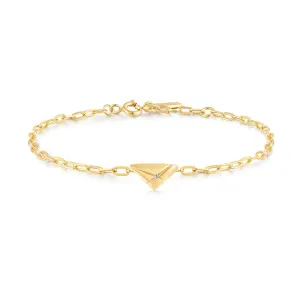 Ania Haie Gold Triangle Kiss Bracelet B059-01G Ania Haie Jewellery