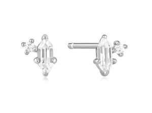 Ania Haie Jewellery Dance 'Til Dawn - Sparkle Emblem Studs Earrings