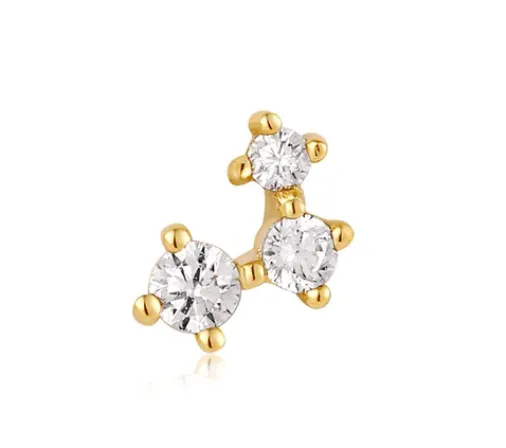 Ania Haie Jewellery Ear Edit Capsule - Sparkle Galaxy Barbell Single Earrings - 2 colours