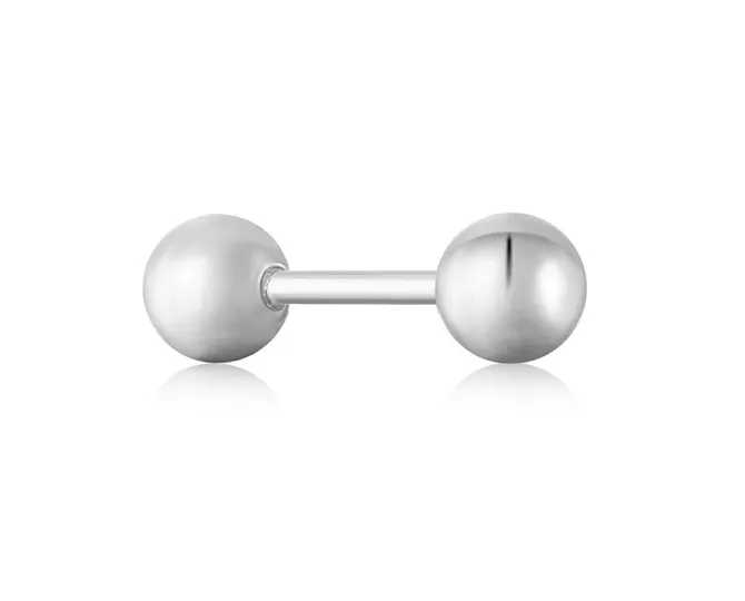 Ania Haie Jewellery Ear Edit - Sphere Barbell Single Stud - 2 colours