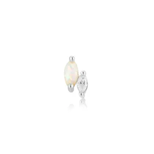 Ania Haie Jewellery Ear Editi Capsule - Kyoto Opal and Sparkle Marquise Barbell Single Earring - 2 colours available