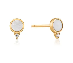 Ania Haie Jewellery Hidden Gem - MOP & Turquoise Stud Earrings - 2 colours