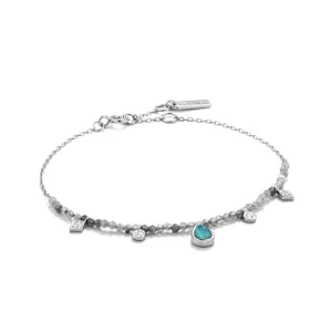 Ania Haie Jewellery Mineral Glow - Turquoise and Labradorite Bracelet