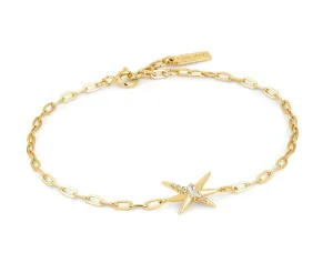Ania Haie Jewellery Polished Punk - Gold Spike Chain Bracelet