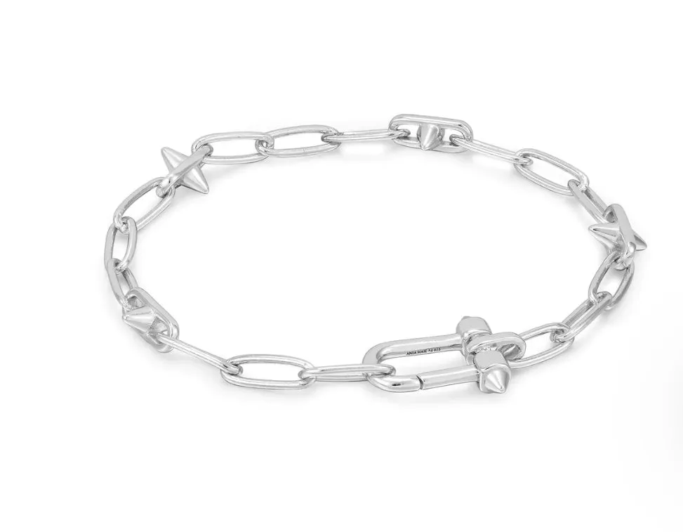 Ania Haie Jewellery Pop Charm - Stud Link Charm Bracelet - 2 colours