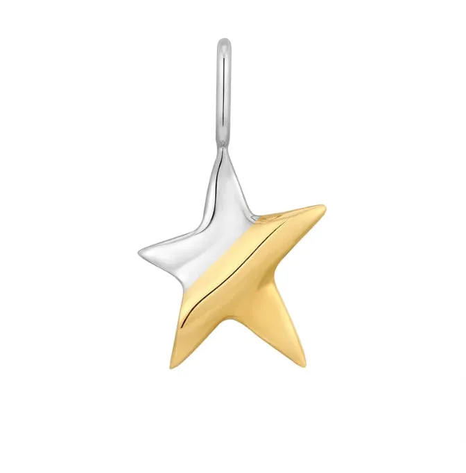 Ania Haie Jewellery Pop Charm - Two Tone Star Charm