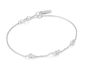 Ania Haie Jewellery Taking Shape - Silver Twisted Wave Chain Bracelet
