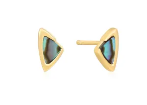 Ania Haie Jewellery Tough Love - Arrow Abalone Stud Earring - 2 colours available