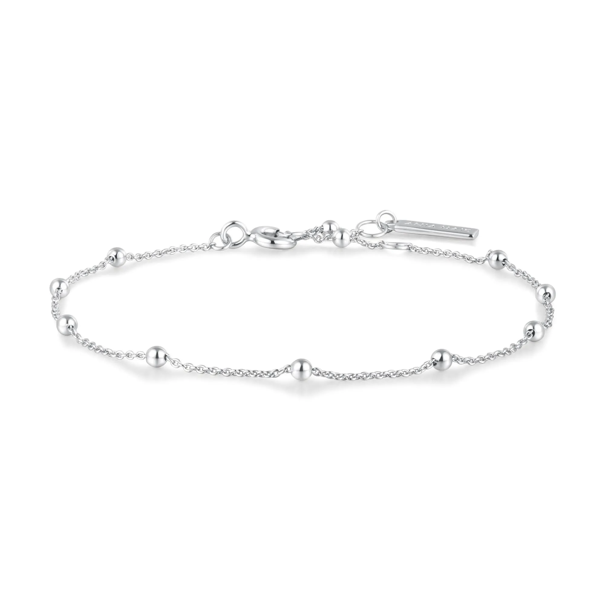 Ania Haie Silver Beaded Chain Bracelet B058-01H Ania Haie Jewellery