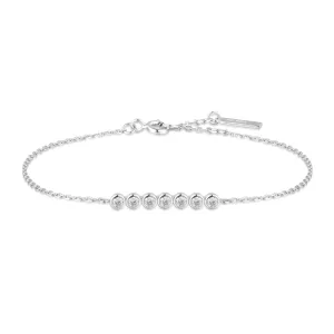 Ania Haie Silver Bezel Set Bracelet B058-02H Ania Haie Jewellery