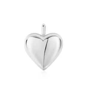 Ania Haie Silver Dome Heart Charm NC060-08H Ania Haie Jewellery