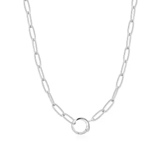 Ania Haie Silver Link Charm Chain Connector Necklace N048-05H Ania Haie Jewellery