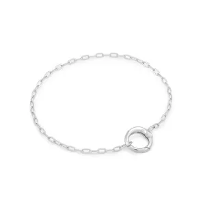 Ania Haie Silver Mini Link Charm Chain Connector Bracelet B048-02H Ania Haie Jewellery