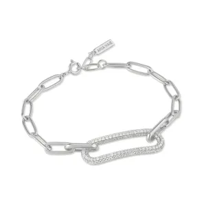 Ania Haie Silver Pavé Link Bracelet B051-01H Ania Haie Jewellery