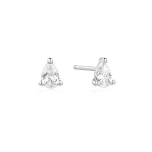 Ania Haie Silver Pear Studs E056-01H Ania Haie Jewellery