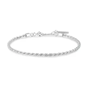 Ania Haie Silver Rope Twist Bracelet B058-04H Ania Haie Jewellery