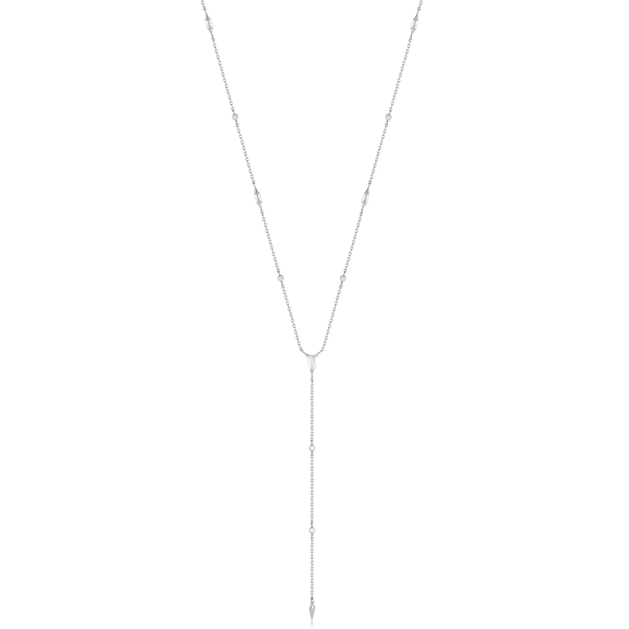 Ania Haie Silver Sparkle Point Y Necklace N053-05H Ania Haie Jewellery