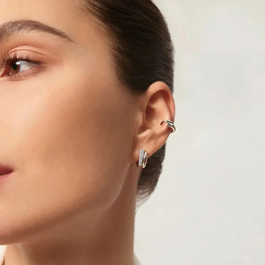 Ania Haie Silver Spike Wrap Ear Cuff E051-01H Ania Haie Jewellery