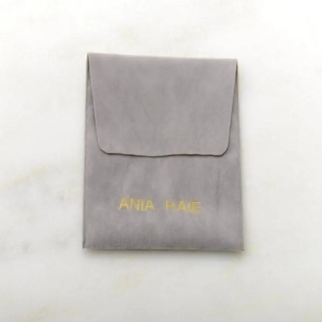 Ania Haie Silver Triangle Black/White Cubic Zirconia Studs E059-07H Ania Haie Jewellery