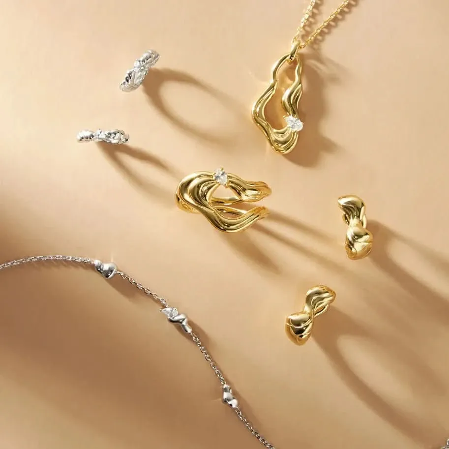 Ania Haie Silver Twisted Wave Chain Bracelet B050-01H Ania Haie Jewellery
