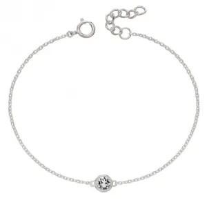 April Birthstone Bracelet with Swarovski Crystal B5287 Beginnings Jewellery