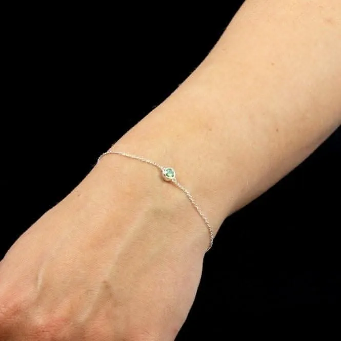 August Birthstone Bracelet with Swarovski Crystal B5291 Beginnings Jewellery