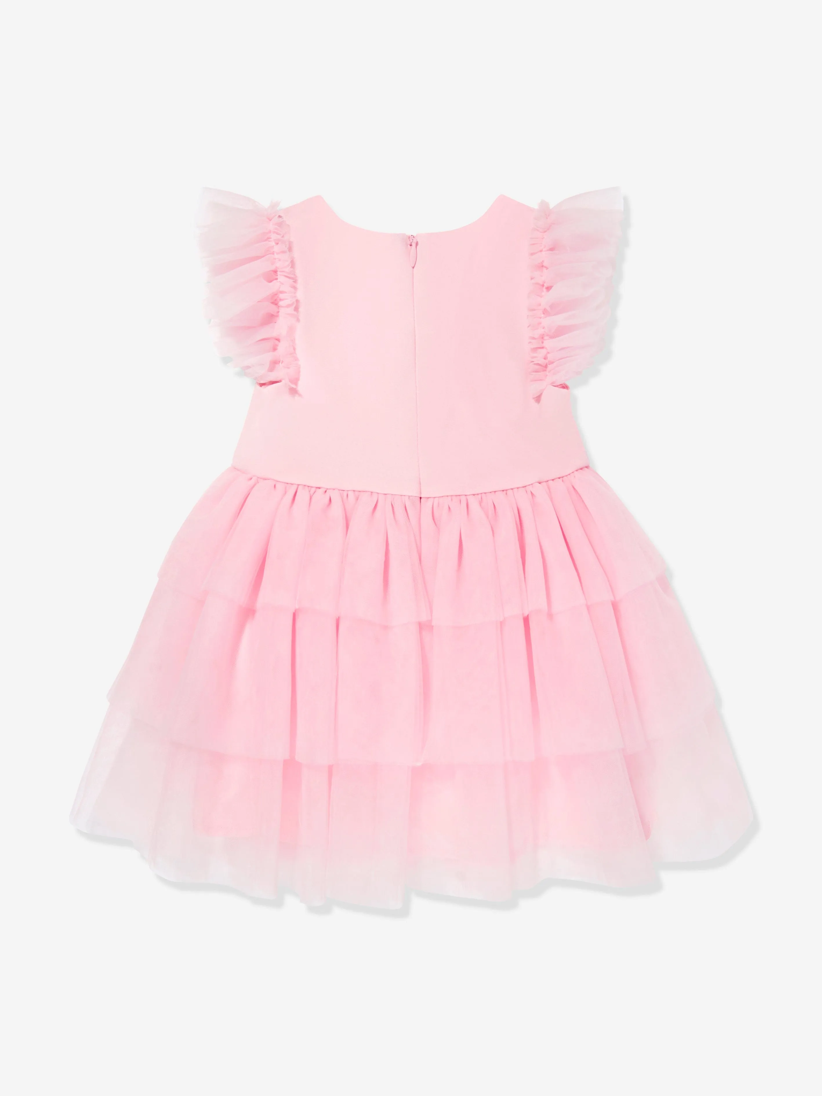 Baby Girls Tulle Dress with Knickers in Pink