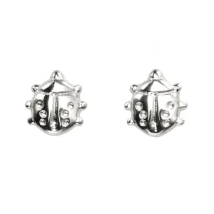 Beginnings Sterling Silver A962 Ladybird Stud Earrings Beginnings Jewellery