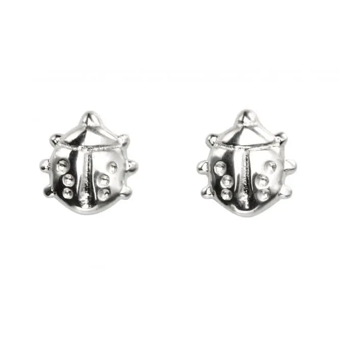 Beginnings Sterling Silver A962 Ladybird Stud Earrings Beginnings Jewellery