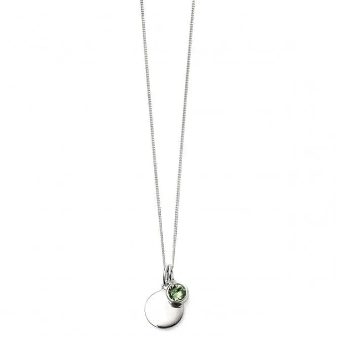 Beginnings Sterling Silver Aug Birth Stone Pendant P4597 Beginnings Jewellery