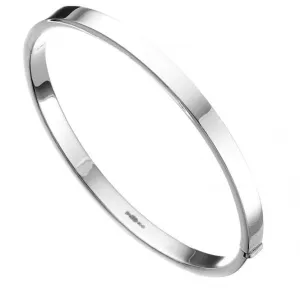 Beginnings Sterling Silver B260 Square Cut 5mm Bangle Beginnings Jewellery
