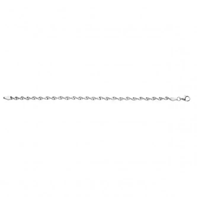Beginnings Sterling Silver B3022 Twisted 19cm Bracelet Beginnings Jewellery