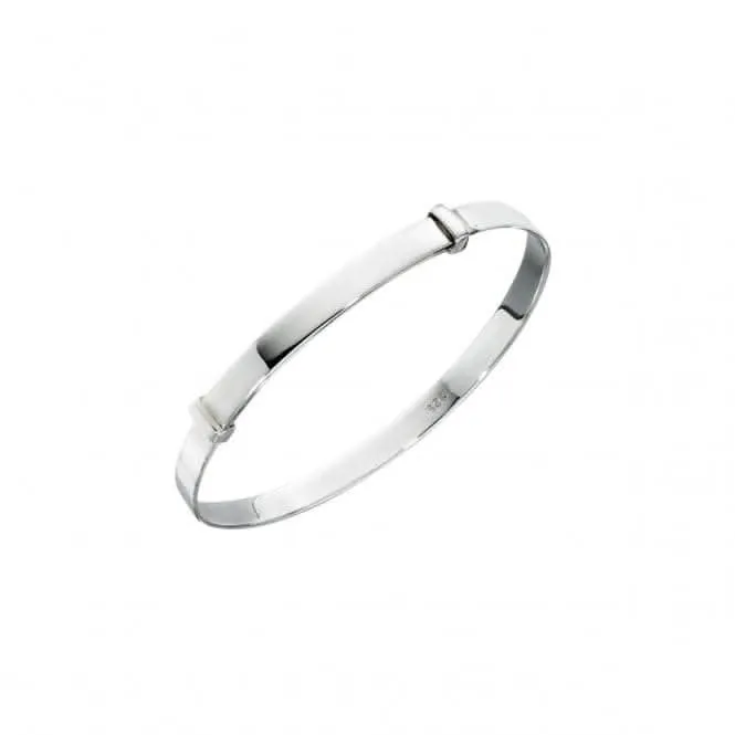 Beginnings Sterling Silver B3588 Plain Expanding Childs Bangle Beginnings Jewellery