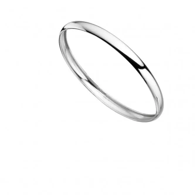 Beginnings Sterling Silver B4027 Plain Bangle Beginnings Jewellery