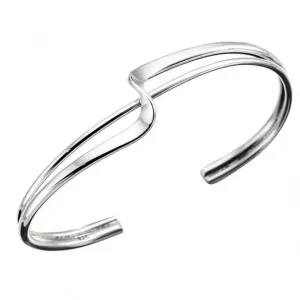 Beginnings Sterling Silver B431 Squiggle Bangle Beginnings Jewellery