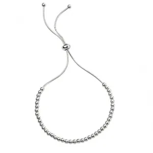 Beginnings Sterling Silver B4927 Polished Ball Adjst Toggle Bracelet Beginnings Jewellery