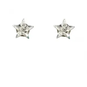 Beginnings Sterling Silver Crystal Star Earrings A2037C Beginnings Jewellery