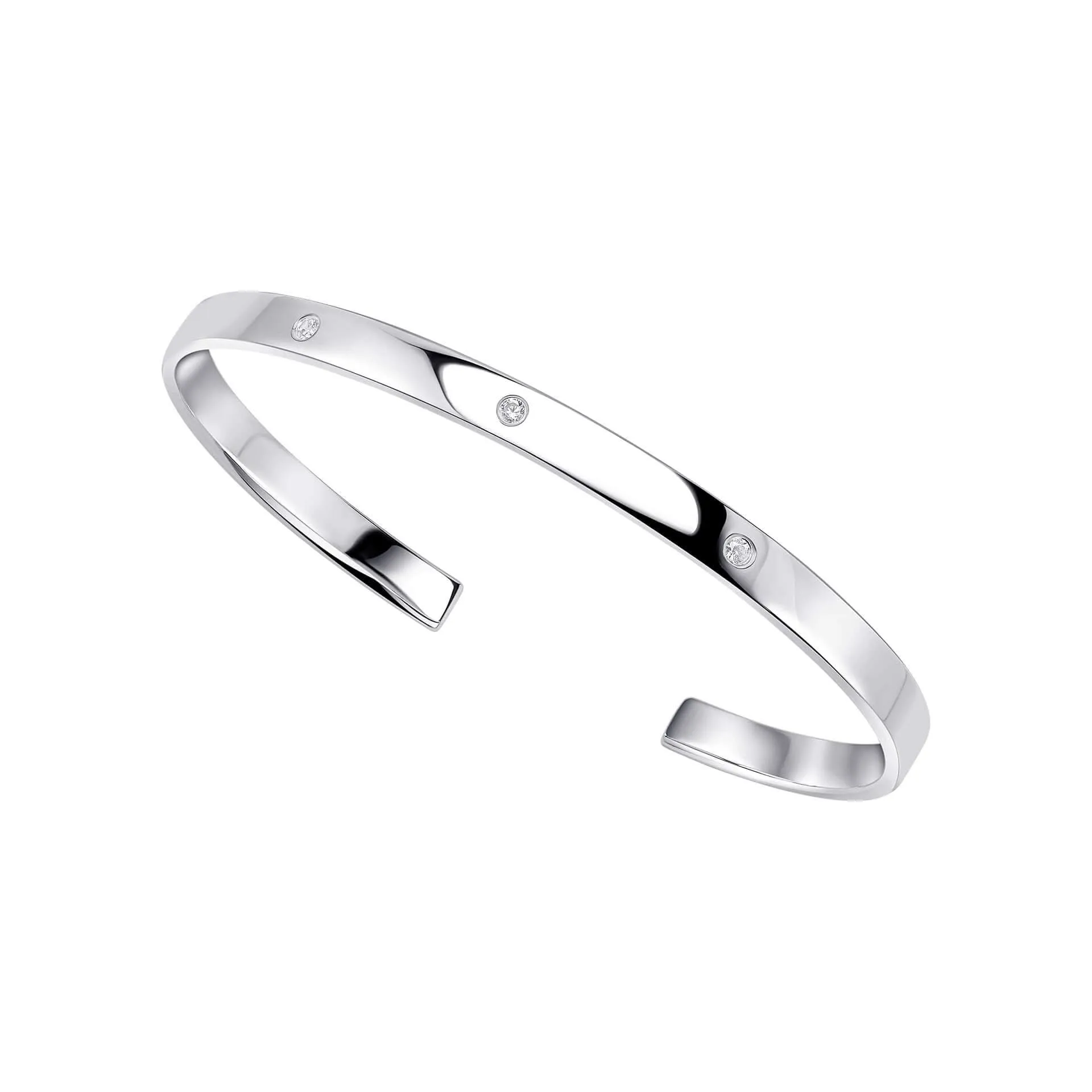 Beginnings Sterling Silver Cubic Zirconia White Bracelet B5520C Beginnings Jewellery