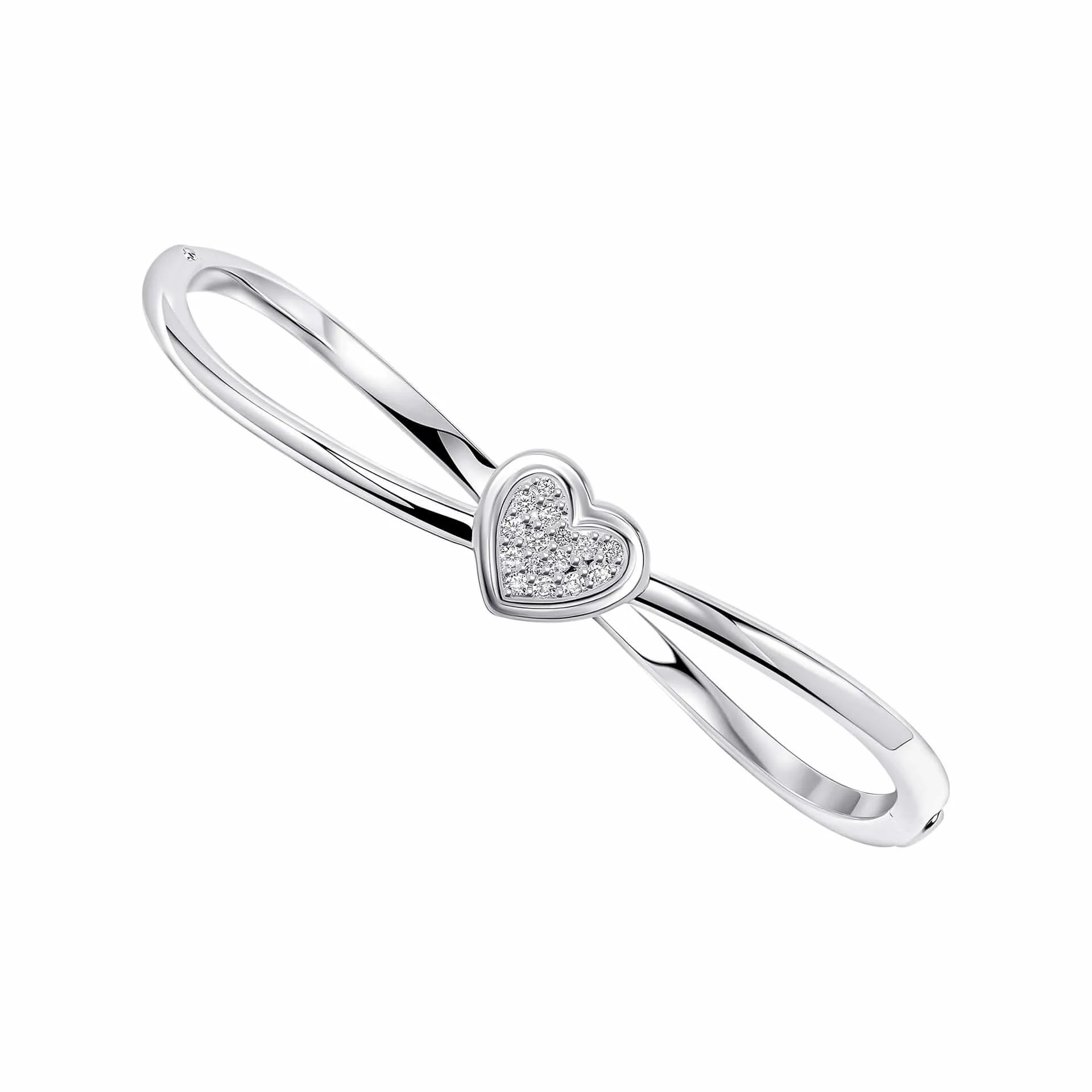 Beginnings Sterling Silver Cubic Zirconia White Bracelet B5523C Beginnings Jewellery